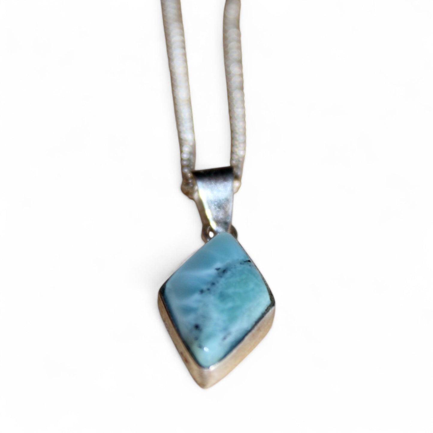 Larimar Halskette – Diamant des Meeres